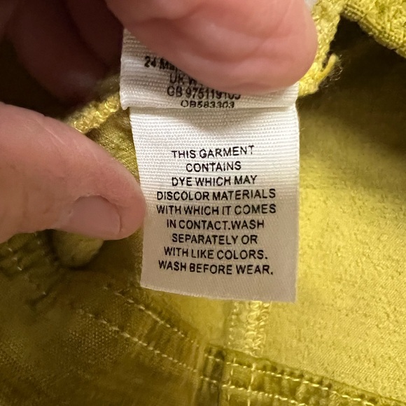 From Free People…a Femme Chartreuse Velvet Miniskirt - Picture 6 of 9